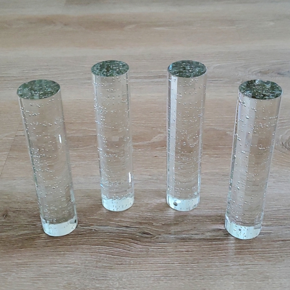Chrystal tubes Artika Glass Rods  8 x 1-3/4 decor